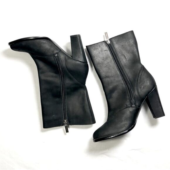 Harley Davidson Genuine Leather Heeled Boots - Picture 7 of 9